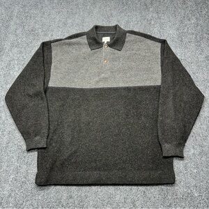 Vintage United Colors of Benetton Polo Sweater Wool Blend Italy